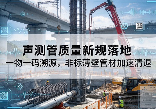 华阴声测管质量新规落地，一物一码溯源，非标薄壁管材加速清退